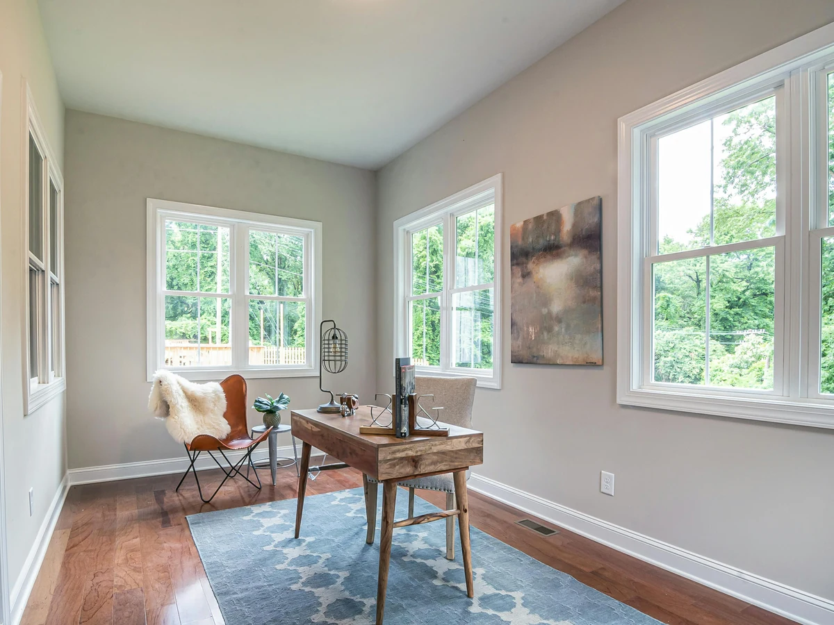 home-office-painting-grey-home-office-bradford-decorators Clear Pricing in Bradford by Bradford Decorators